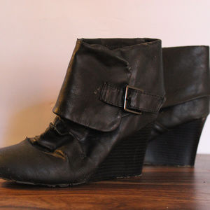well work wedge booties